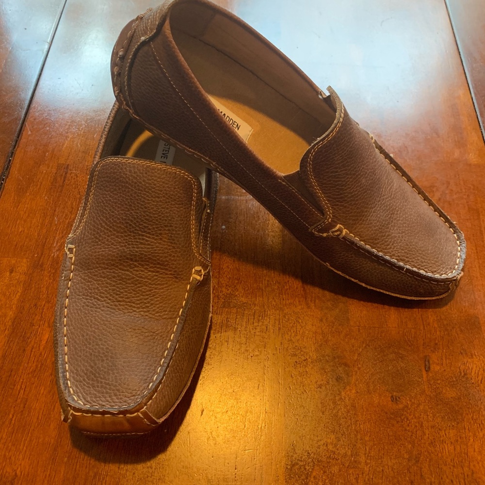 Leather Steve Madden men’s loafers